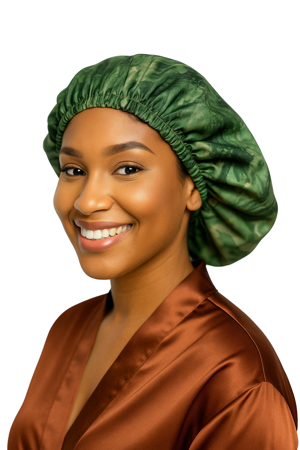 Botaniq Whisper Floral Reversible Silk Hair Bonnet