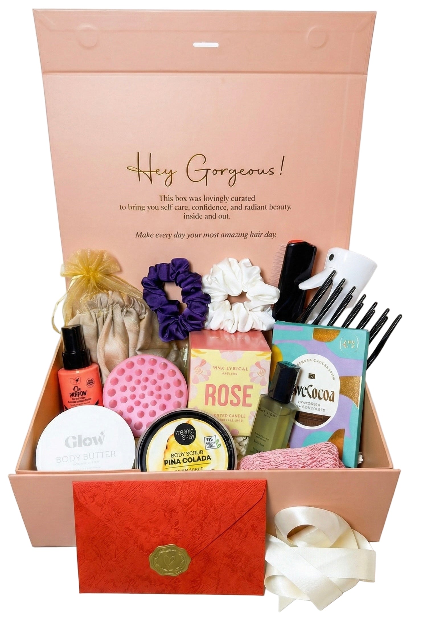 Best Curly Hair Gift Set: 13-Piece Textured Tresses Kit + Detangling Brush + Free Shipping