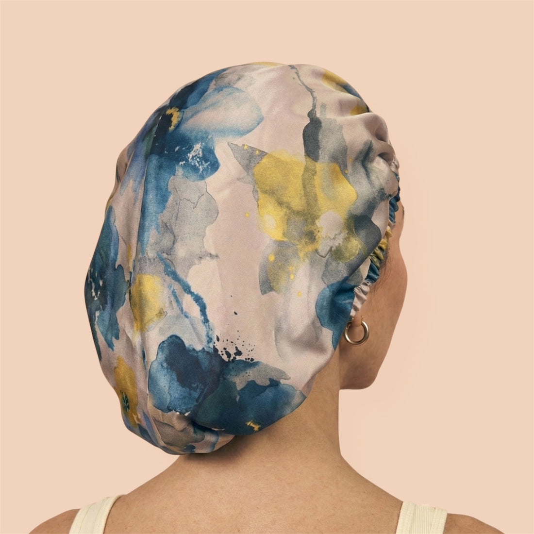 Sunset Bliss Marble Reversible Silk Hair Bonnet
