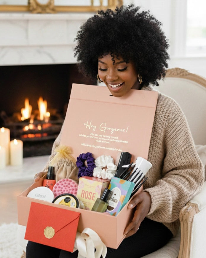 Best Curly Hair Gift Set: 13-Piece Textured Tresses Kit + Detangling Brush + Free Shipping