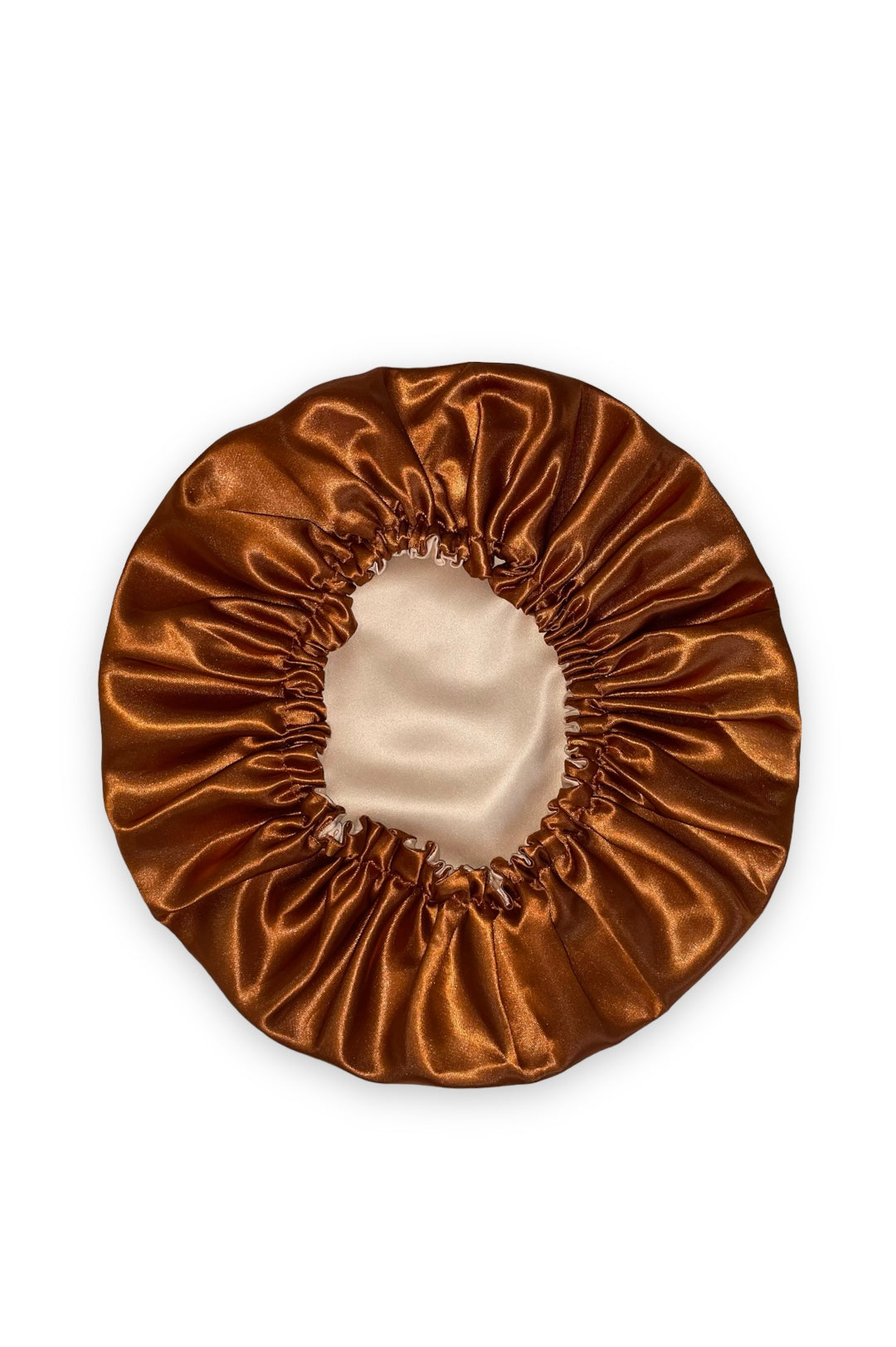 Mummy & Me Orange Reversible Satin Hair Bonnet Set