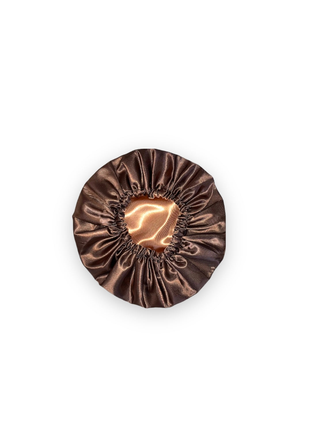 Chocolate Reversible Kids Satin Hair Bonnet