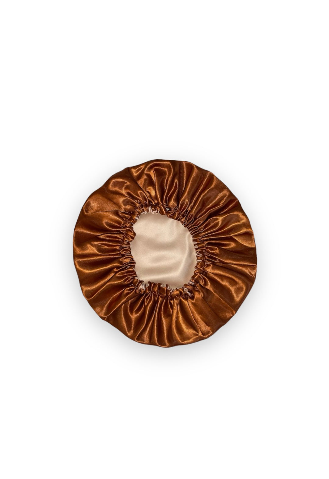 Orange Reversible Kids Satin Hair Bonnet
