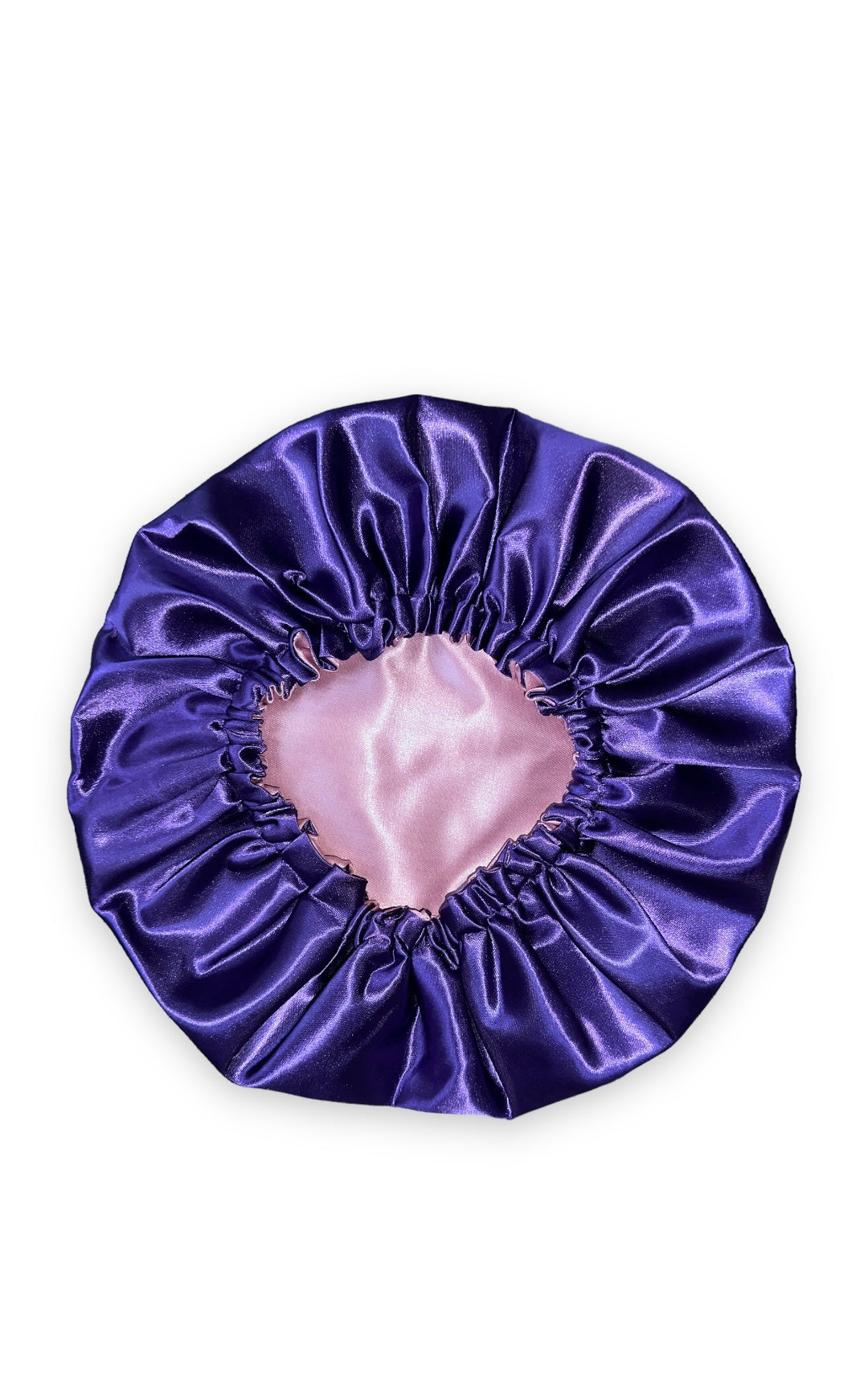 Mummy & Me Purple Reversible Satin Hair Bonnet Set