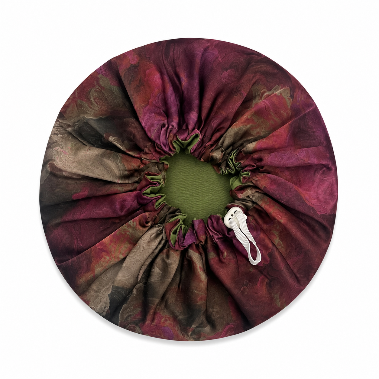 Earthly Romance Reversible Silk Hair Bonnet
