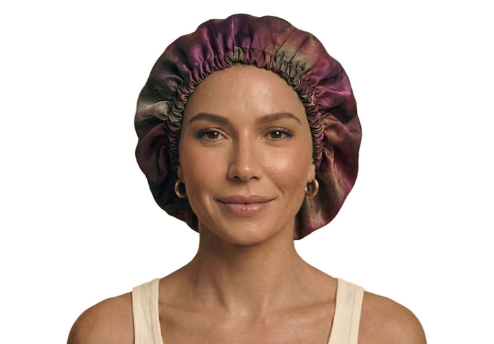 Earthly Romance Reversible Silk Hair Bonnet