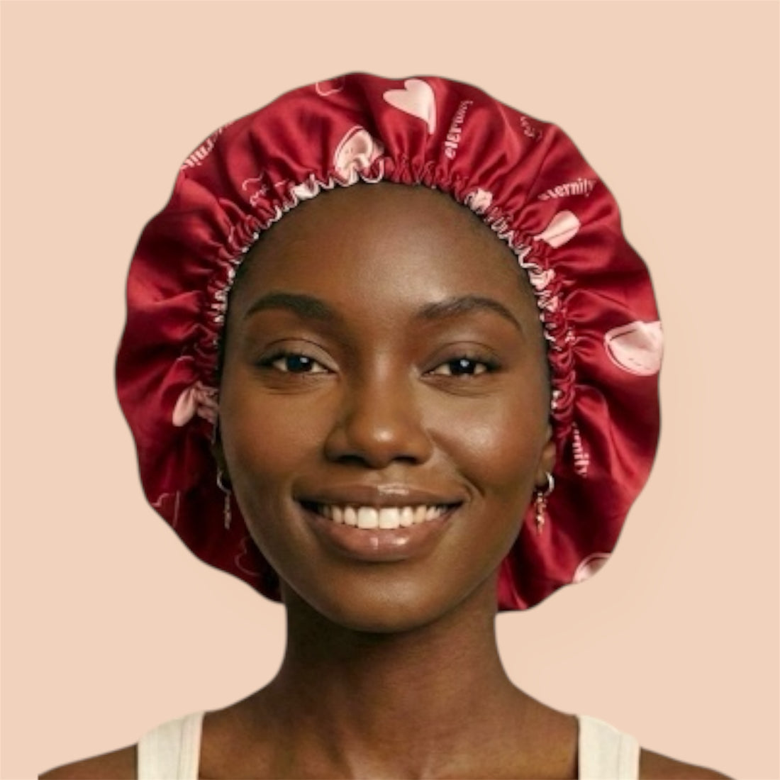 Cupid's Kiss Reversible Silk+Satin Hair Bonnet