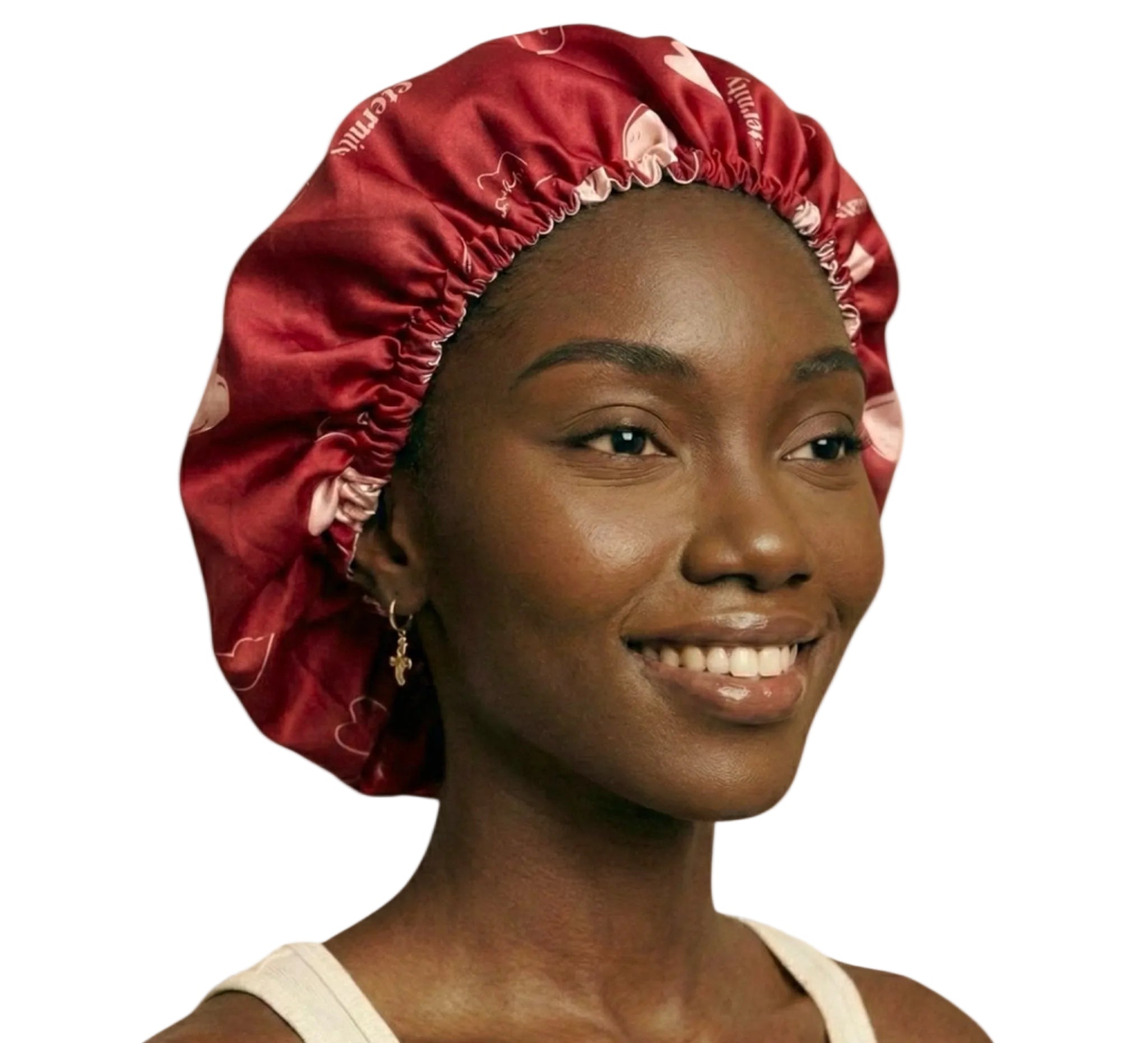 Cupid's Kiss Reversible Silk+Satin Hair Bonnet