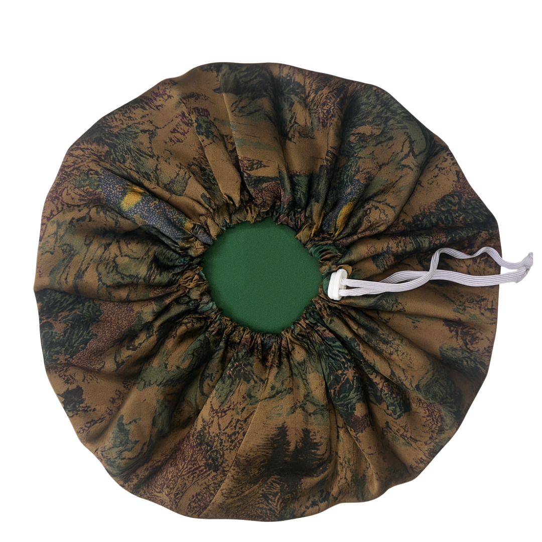 Rustic Jewel Floral Reversible Silk Hair Bonnet