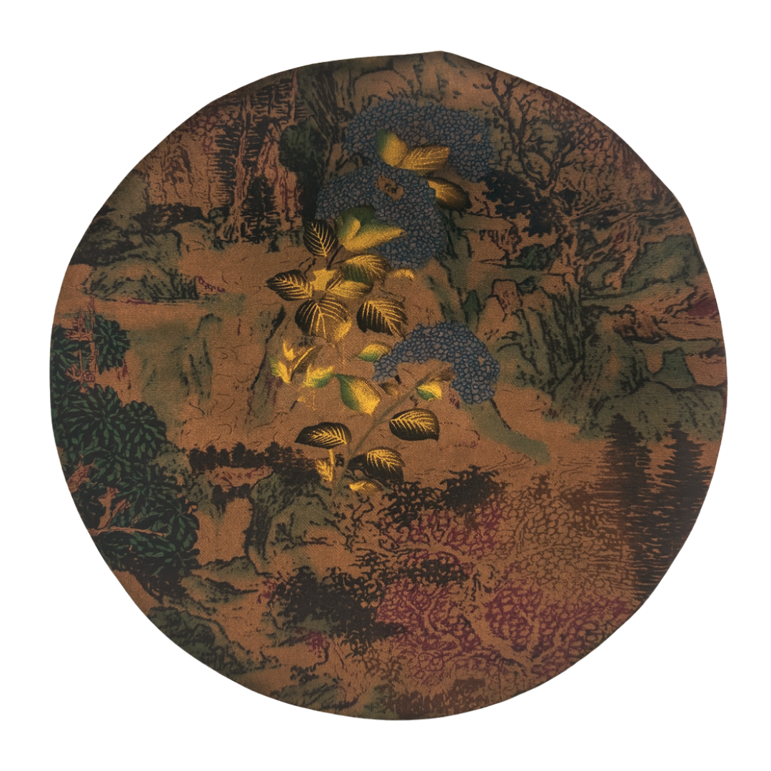 Rustic Jewel Floral Reversible Silk Hair Bonnet