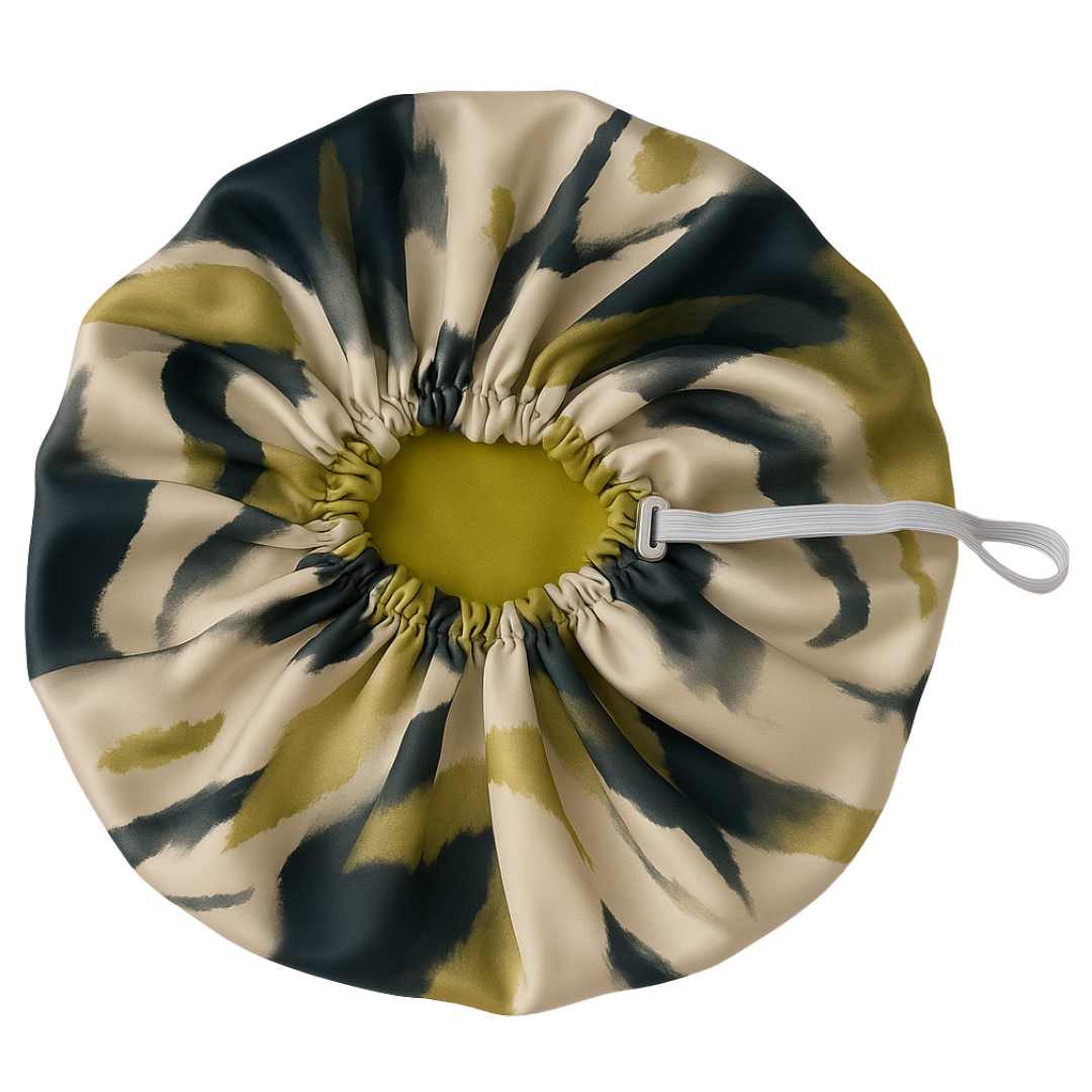 Adjustable Double Layer Silk Hair Bonnet, Sleep Bonnet, Silk Cap, Hair Bonnet For Sleep